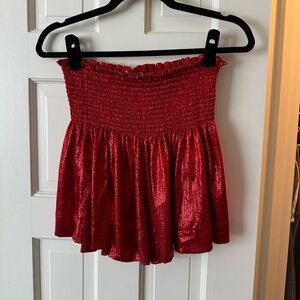 NWT Queen of Sparkles Metallic Shorts
